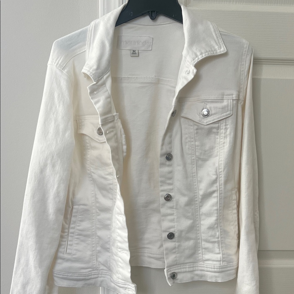 Maurices White Denim Jacket